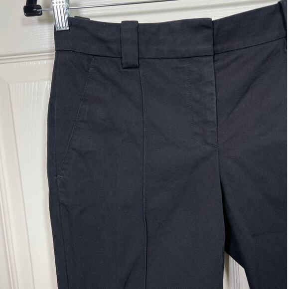 A.L.C. Seamed Trouser Pants High Rise Bootcut Flared Hem Black Womens Size 2 - Picture 2 of 7